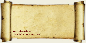 Jabuka Balzamović vizit kartica